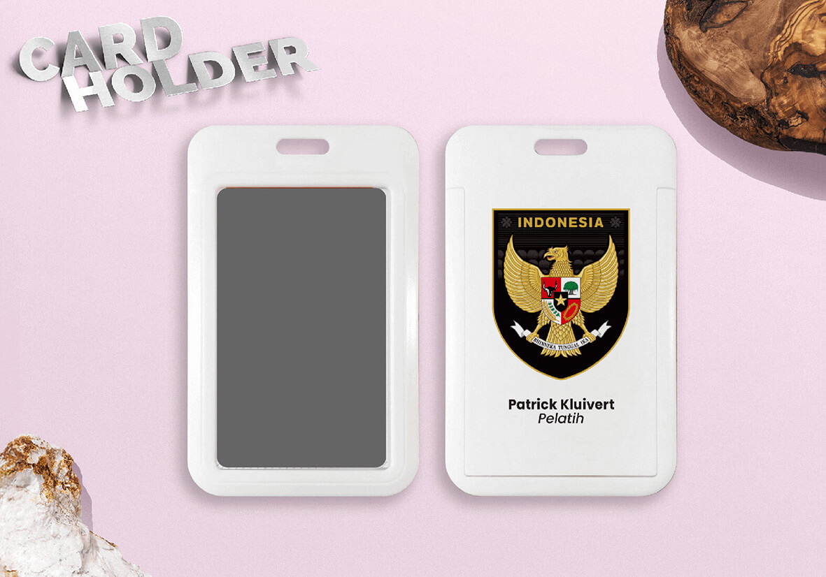 cetak UV print & UV marking cardholder kualitas terbaik - shermic UV print