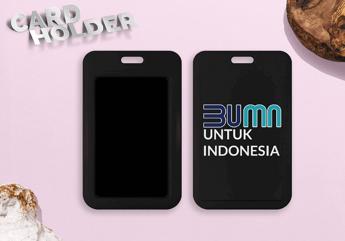 cetak UV print & UV marking cardholder kualitas terbaik - shermic UV print