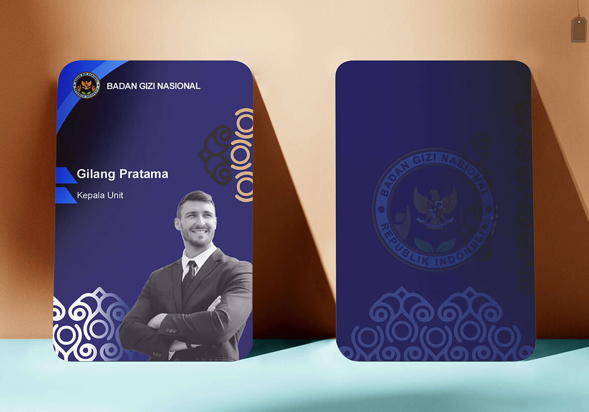 cetak id card custom, id card karyawan, id card unik, id card timbul