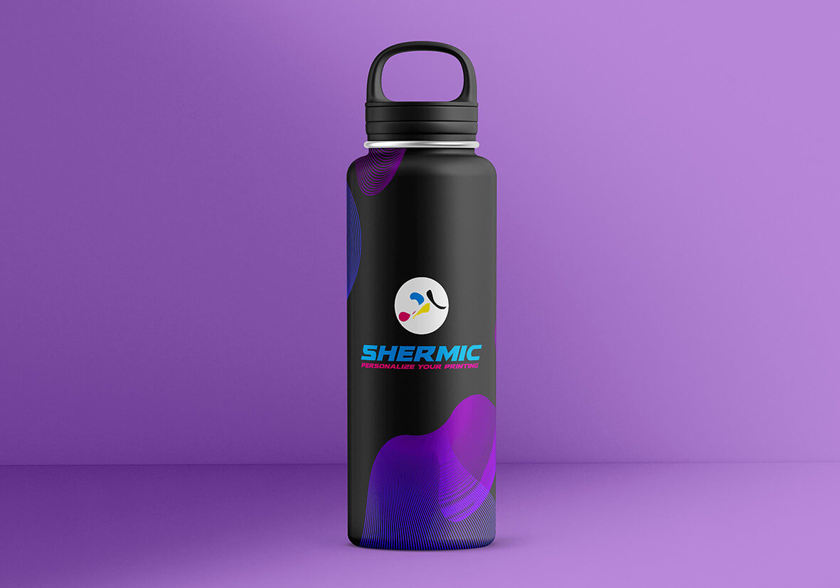 tumbler custom & botol minum custom di cetak dengan UV printing kualitas terbaik dan bisa juga di cetak dengan uv marking