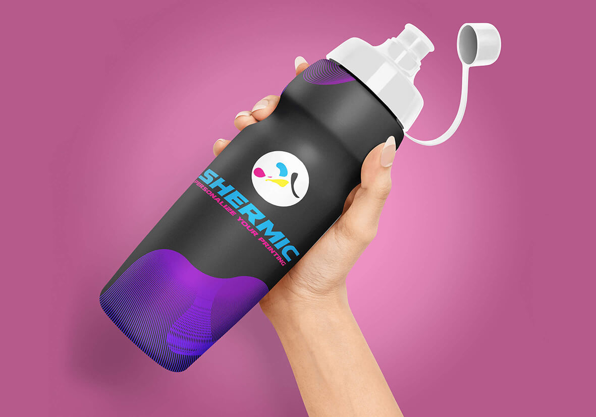 tumbler custom & botol minum custom di cetak dengan UV printing kualitas terbaik dan bisa juga di cetak dengan uv marking